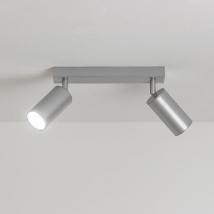 Brilagi - Foco de baño SELE 2xGU10/30W/230V IP44 plata