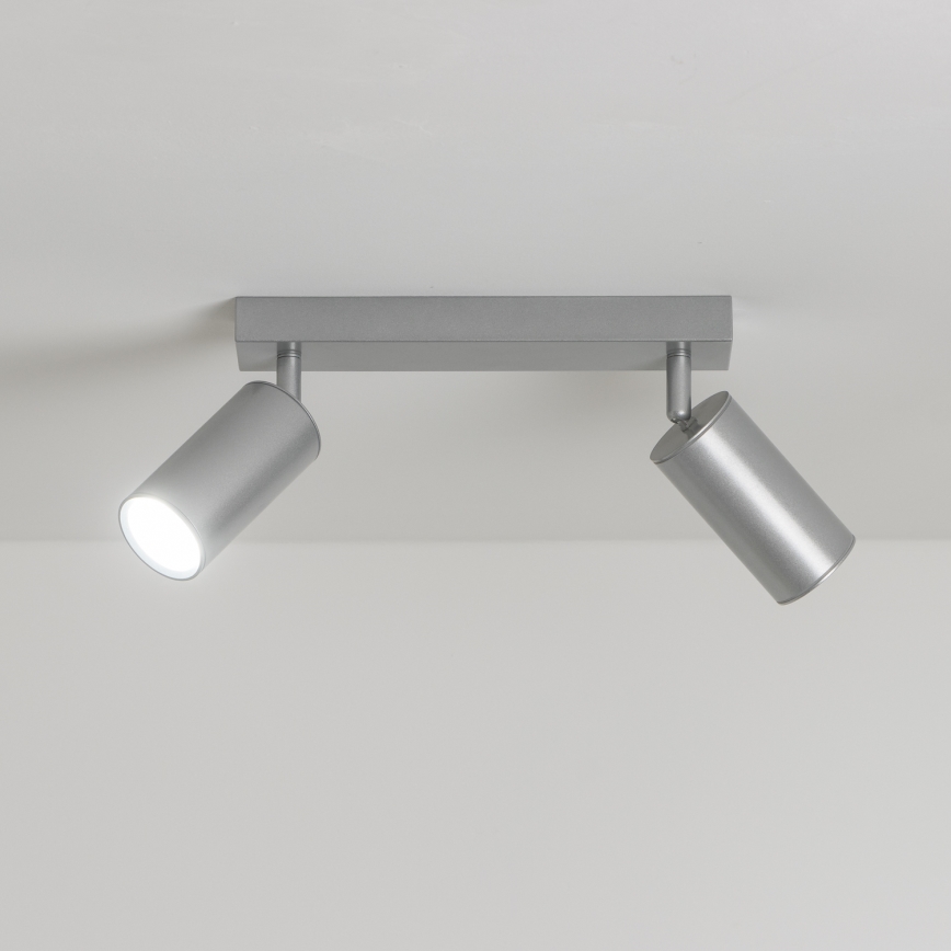 Brilagi - Foco de baño SELE 2xGU10/30W/230V IP44 plata