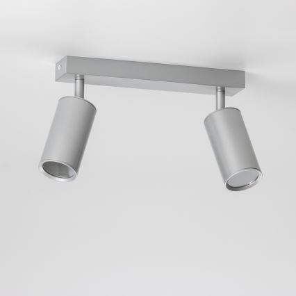Brilagi - Foco de baño SELE 2xGU10/30W/230V IP44 plata