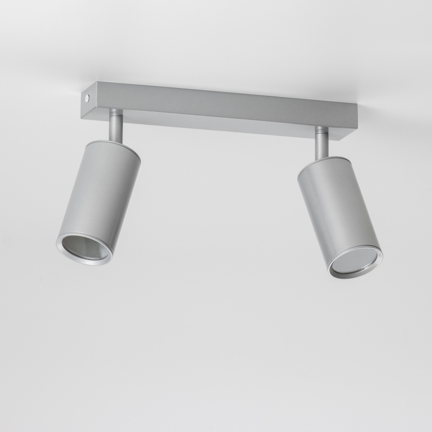 Brilagi - Foco de baño SELE 2xGU10/30W/230V IP44 plata
