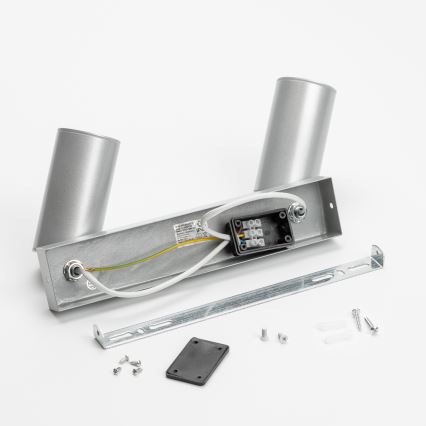 Brilagi - Foco de baño SELE 2xGU10/30W/230V IP44 plata