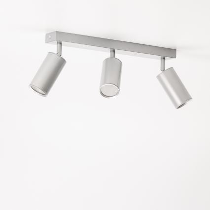Brilagi - Foco de baño SELE 3xGU10/30W/230V IP44 plata
