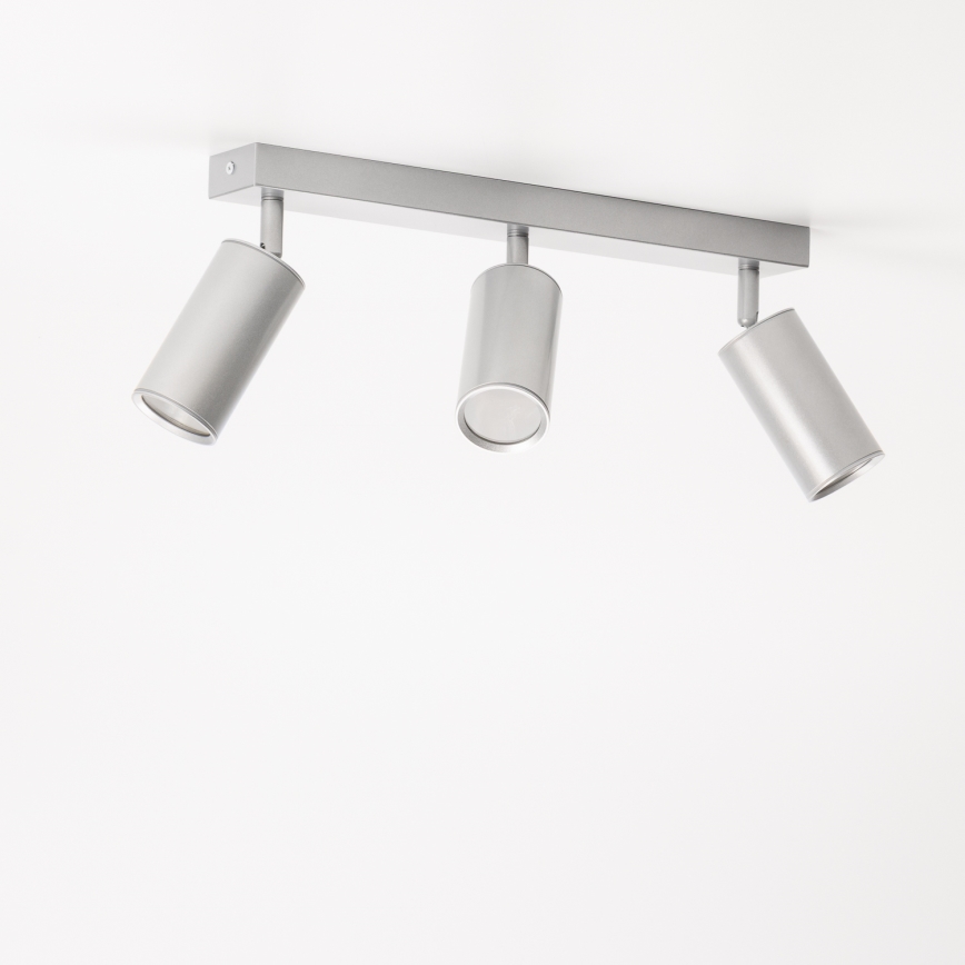 Brilagi - Foco de baño SELE 3xGU10/30W/230V IP44 plata