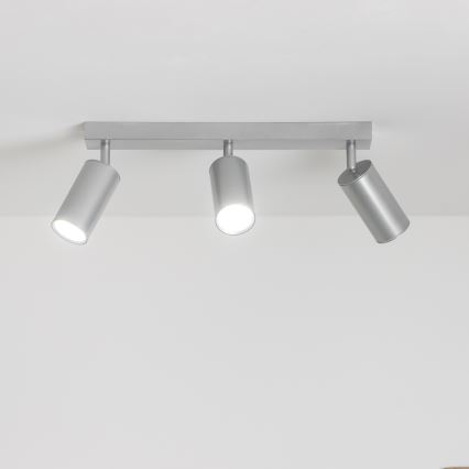 Brilagi - Foco de baño SELE 3xGU10/30W/230V IP44 plata