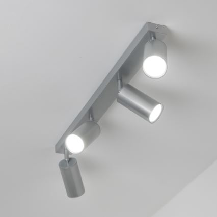 Brilagi - Foco de baño SELE 4xGU10/30W/230V IP44 plata