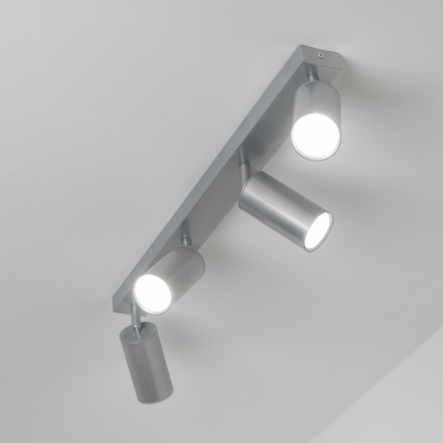 Brilagi - Foco de baño SELE 4xGU10/30W/230V IP44 plata