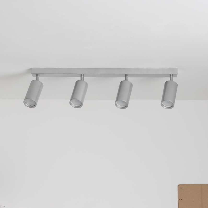 Brilagi - Foco de baño SELE 4xGU10/30W/230V IP44 plata