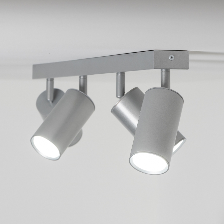 Brilagi - Foco de baño SELE 4xGU10/30W/230V IP44 plata