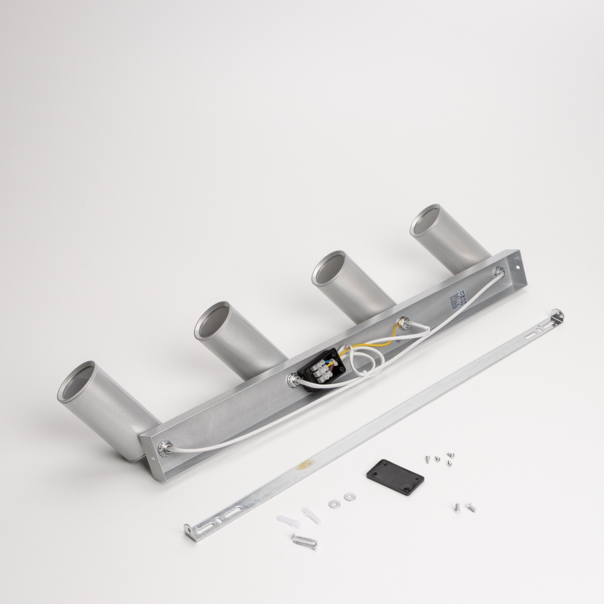 Brilagi - Foco de baño SELE 4xGU10/30W/230V IP44 plata
