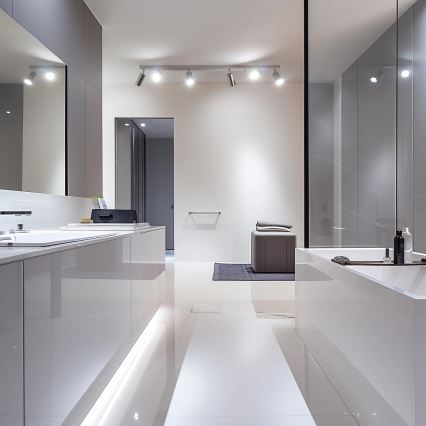 Brilagi - Foco de baño SELE 6xGU10/30W/230V IP44 cromo brillante