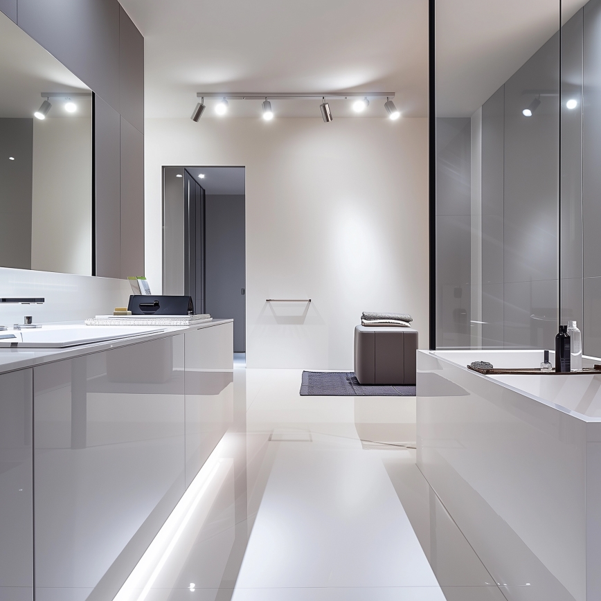 Brilagi - Foco de baño SELE 6xGU10/30W/230V IP44 cromo brillante