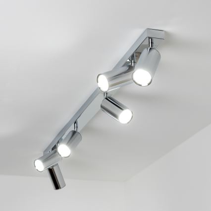Brilagi - Foco de baño SELE 6xGU10/30W/230V IP44 cromo brillante