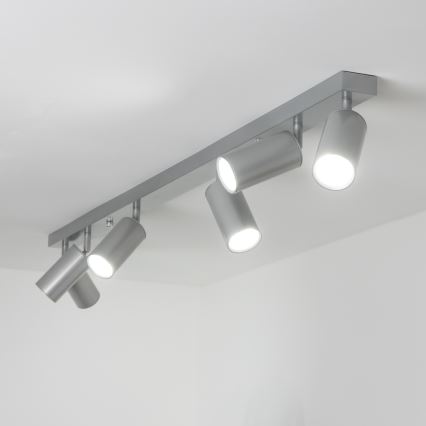 Brilagi - Foco de baño SELE 6xGU10/30W/230V IP44 plata