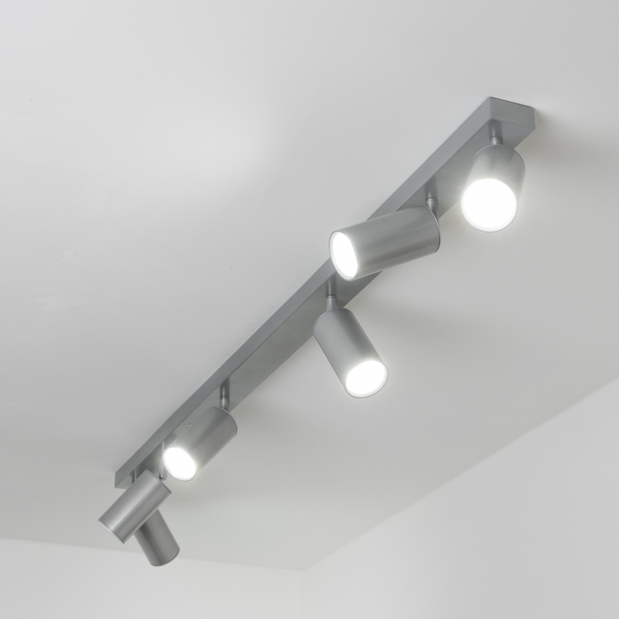 Brilagi - Foco de baño SELE 6xGU10/30W/230V IP44 plata
