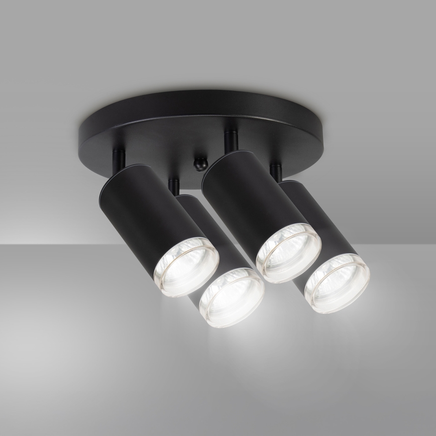 Brilagi - Foco de baño SELE AQUA 4xGU10/30W/230V IP44 negro