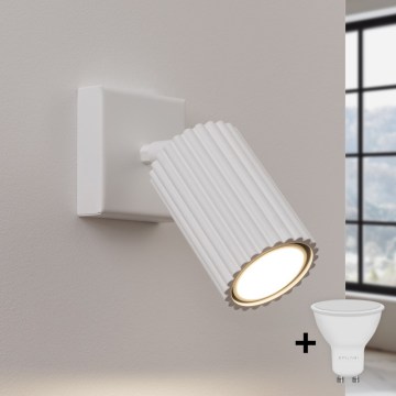 Brilagi - Foco de pared LED CRESTO 1xGU10/10W/230V blanco