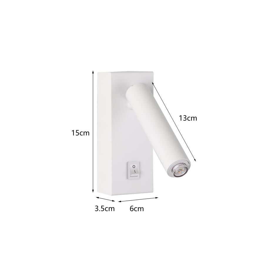 Brilagi - Foco de pared LED MAYA 1xG9/7W/230V blanco
