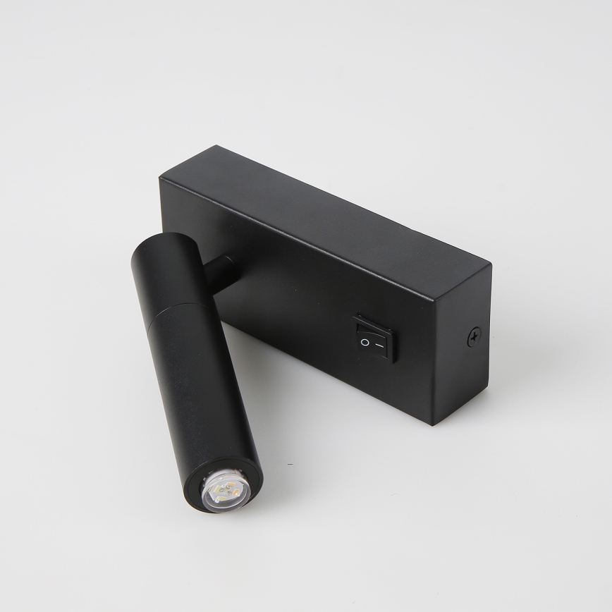 Brilagi - Foco de pared LED regulable MAYA 1xG9/4W/230V negro 2700-6500K Wi-Fi Tuya