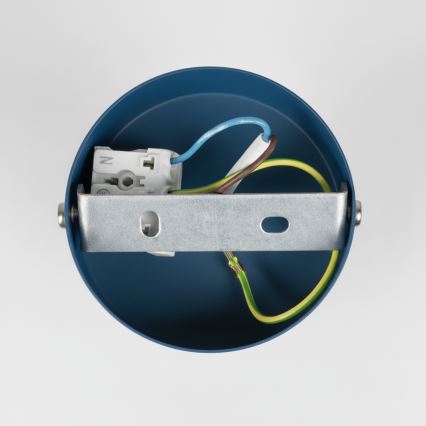 Brilagi - Foco de pared POKER 1xGU10/25W/230V azul/dorado