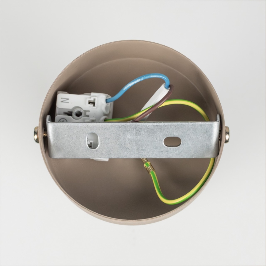 Brilagi - Foco de pared POKER 1xGU10/25W/230V beige/dorado