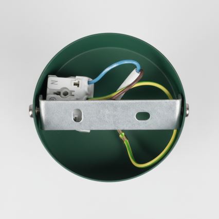 Brilagi - Foco de pared POKER 1xGU10/25W/230V verde/dorado