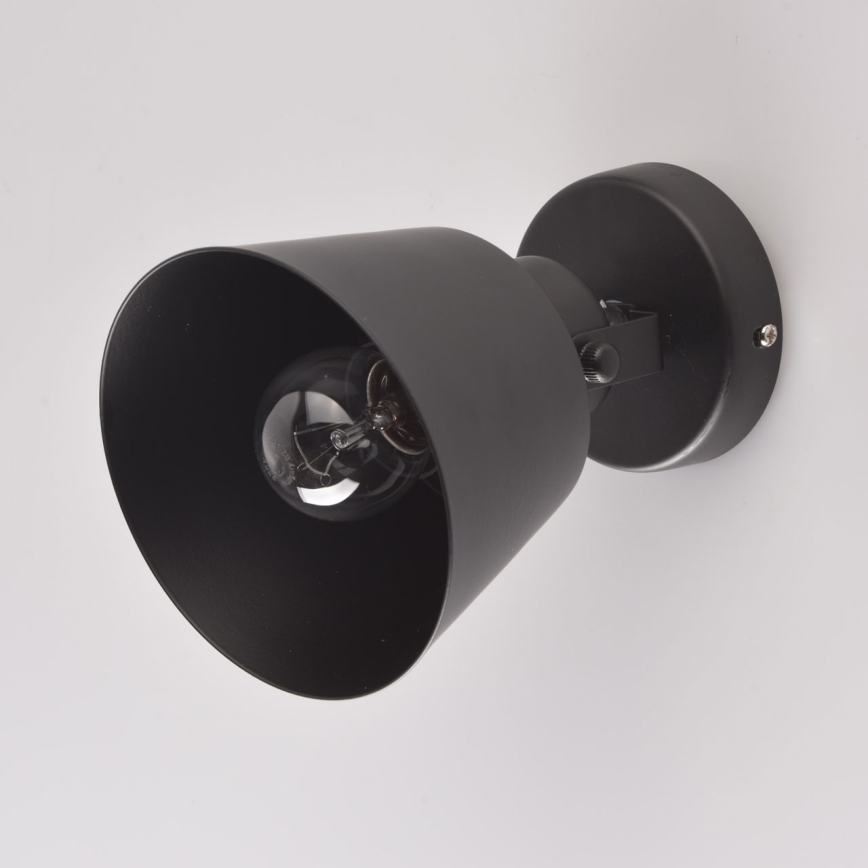 Brilagi - Foco de pared TECHNO 1xE27/60W/230V negro