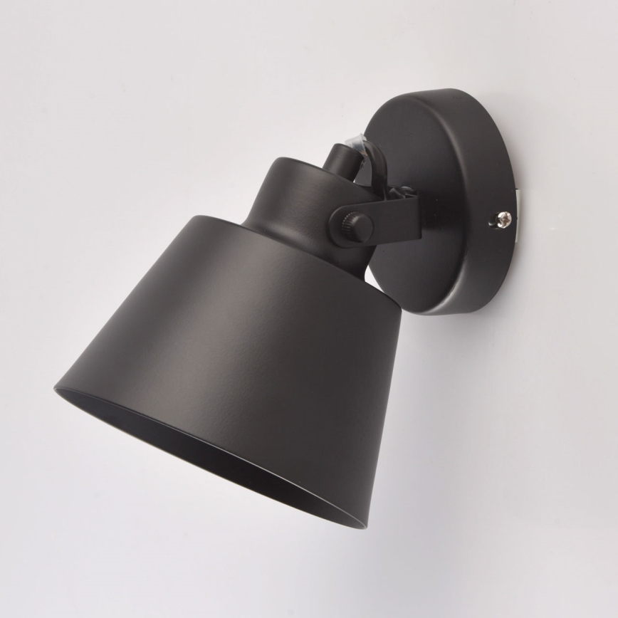 Brilagi - Foco de pared TECHNO 1xE27/60W/230V negro