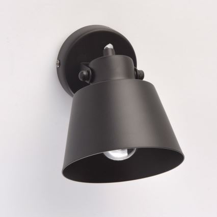 Brilagi - Foco de pared TECHNO 1xE27/60W/230V negro
