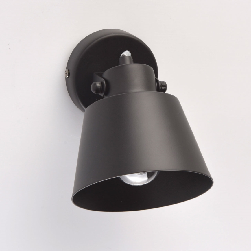 Brilagi - Foco de pared TECHNO 1xE27/60W/230V negro