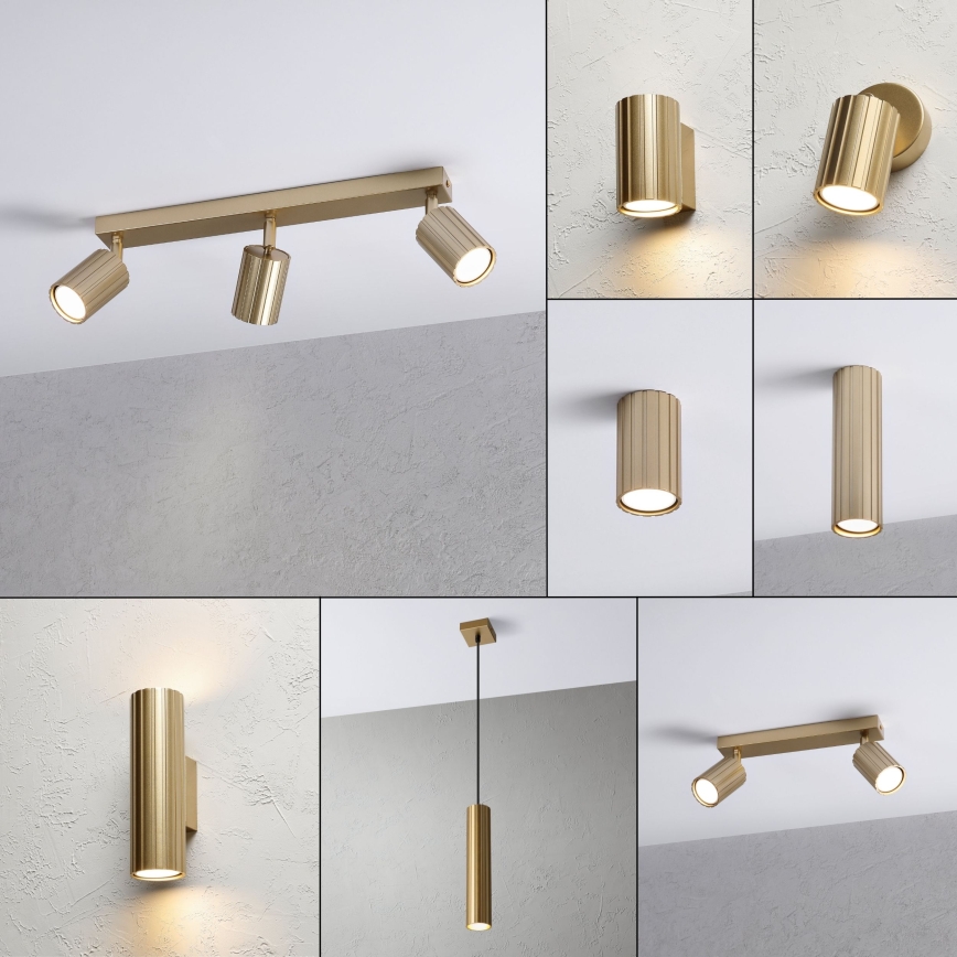 Brilagi - Foco de techo CRISPINA 3xGU10/10W/230V dorado