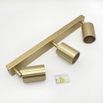 Brilagi - Foco de techo CRISPINA 3xGU10/10W/230V dorado