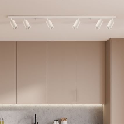 Brilagi - Foco de techo SELE DIAMANT 6xGU10/30W/230V blanco