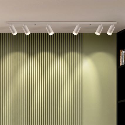 Brilagi - Foco de techo SELE DIAMANT 6xGU10/30W/230V blanco