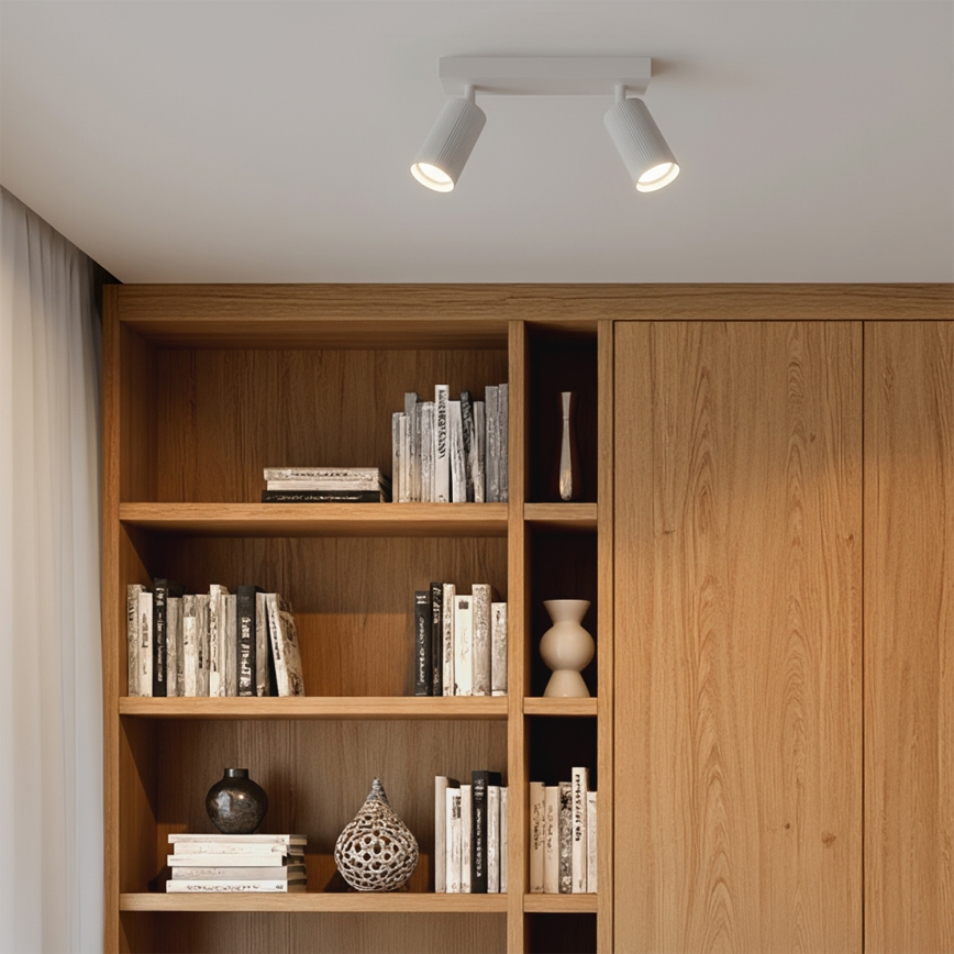 Brilagi - Foco de techo SELE MODERN 2xGU10/30W/230V blanco