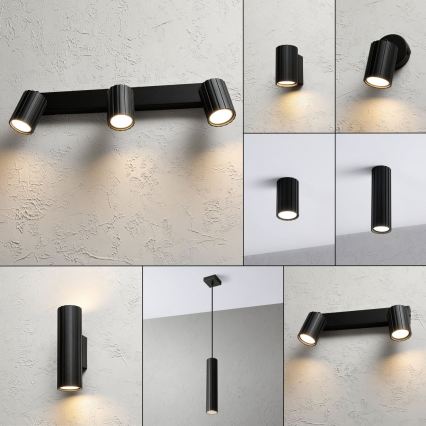 Brilagi - Foco direccional CRISPINA 3xGU10/10W/230V negro