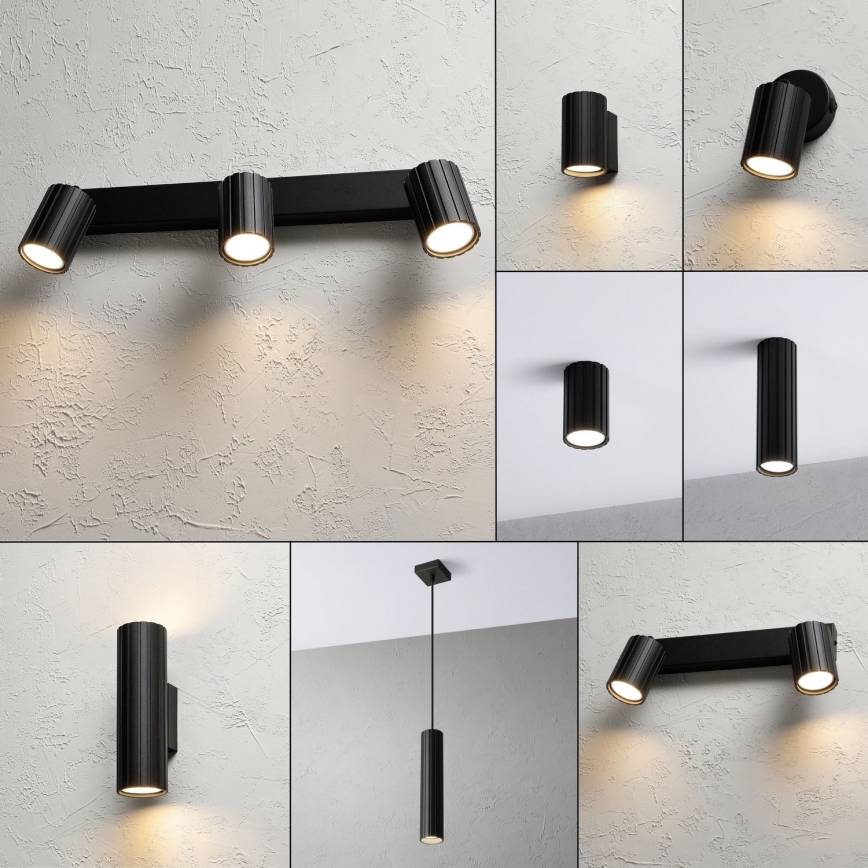 Brilagi - Foco direccional CRISPINA 3xGU10/10W/230V negro