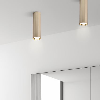 Brilagi - Foco empotrable CRISPINA 1xGU10/10W/230V 20 cm dorado