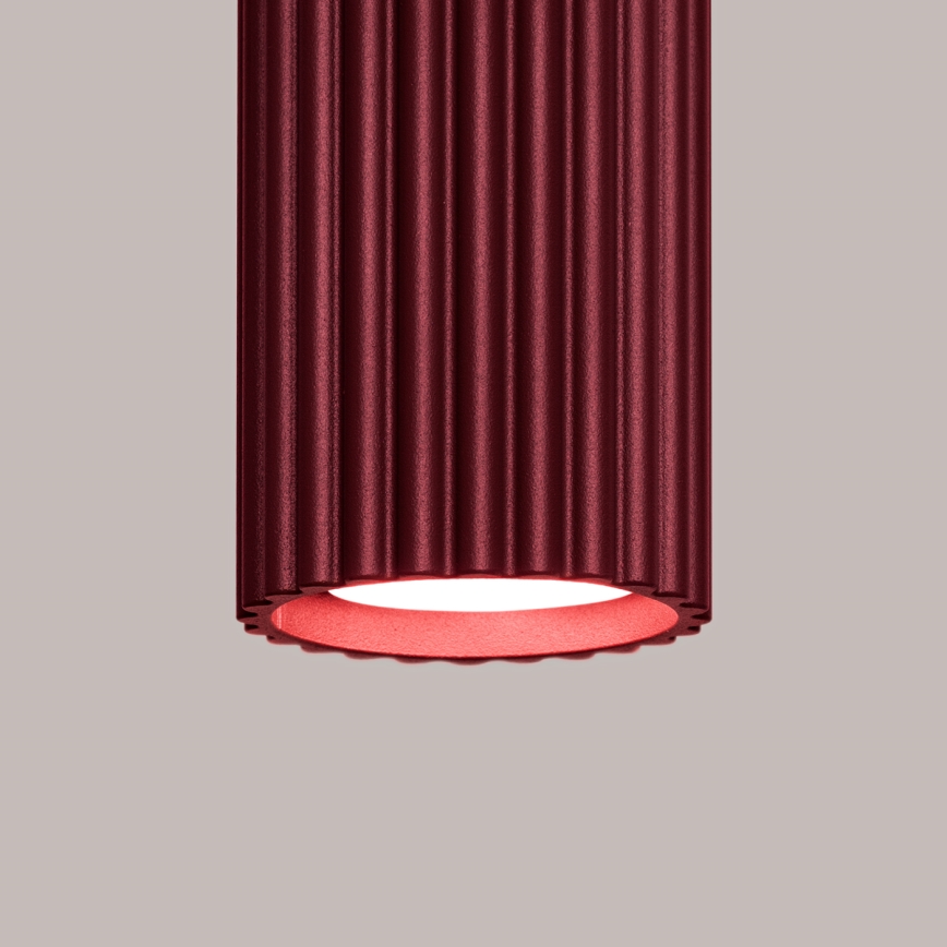 Brilagi - Foco empotrable LED CRESTO 1xGU10/10W/230V 10 cm burdeos