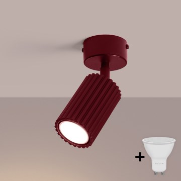 Brilagi - Foco empotrable LED CRESTO 1xGU10/10W/230V burdeos