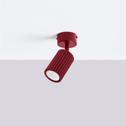 Brilagi - Foco empotrable LED CRESTO 1xGU10/10W/230V burdeos