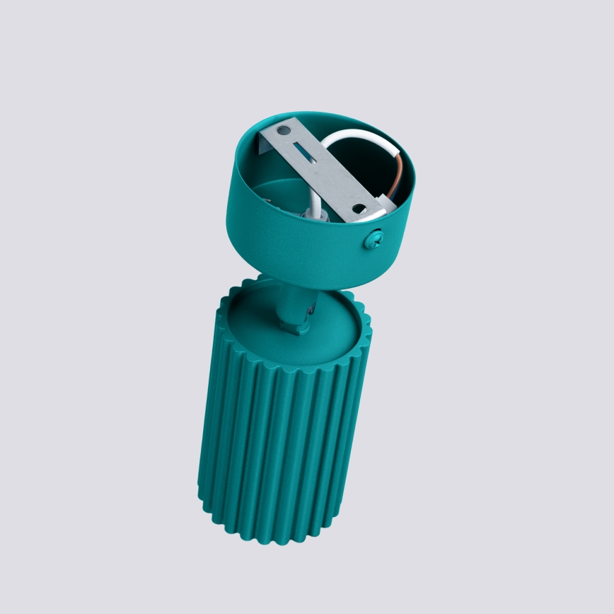 Brilagi - Foco empotrable LED CRESTO 1xGU10/10W/230V turquesa