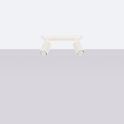 Brilagi - Foco empotrable LED CRESTO 2xGU10/10W/230V crema