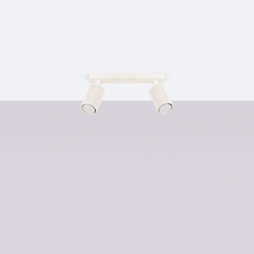 Brilagi - Foco empotrable LED CRESTO 2xGU10/10W/230V crema