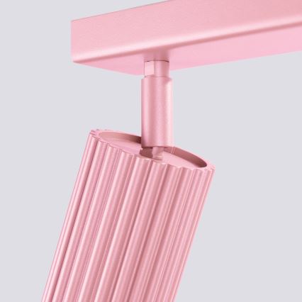 Brilagi - Foco empotrable LED CRESTO 4xGU10/10W/230V rosa