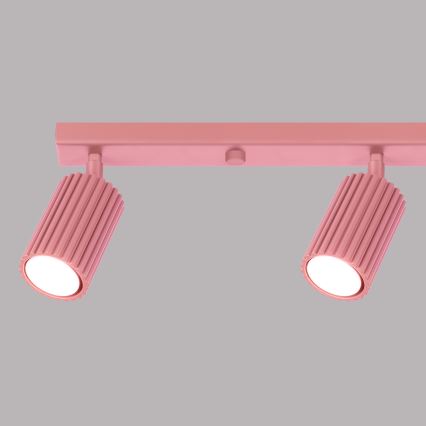 Brilagi - Foco empotrable LED CRESTO 4xGU10/10W/230V rosa