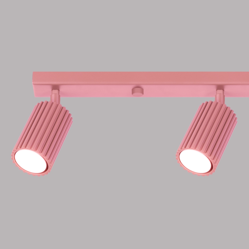 Brilagi - Foco empotrable LED CRESTO 4xGU10/10W/230V rosa