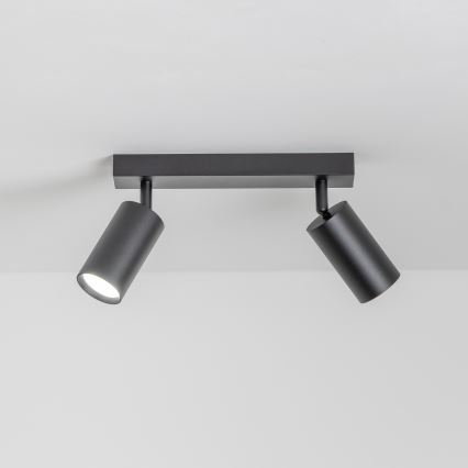 Brilagi - Foco empotrable LED regulable SELE 2xGU10/6,5W/230V 2700-6500K negro
