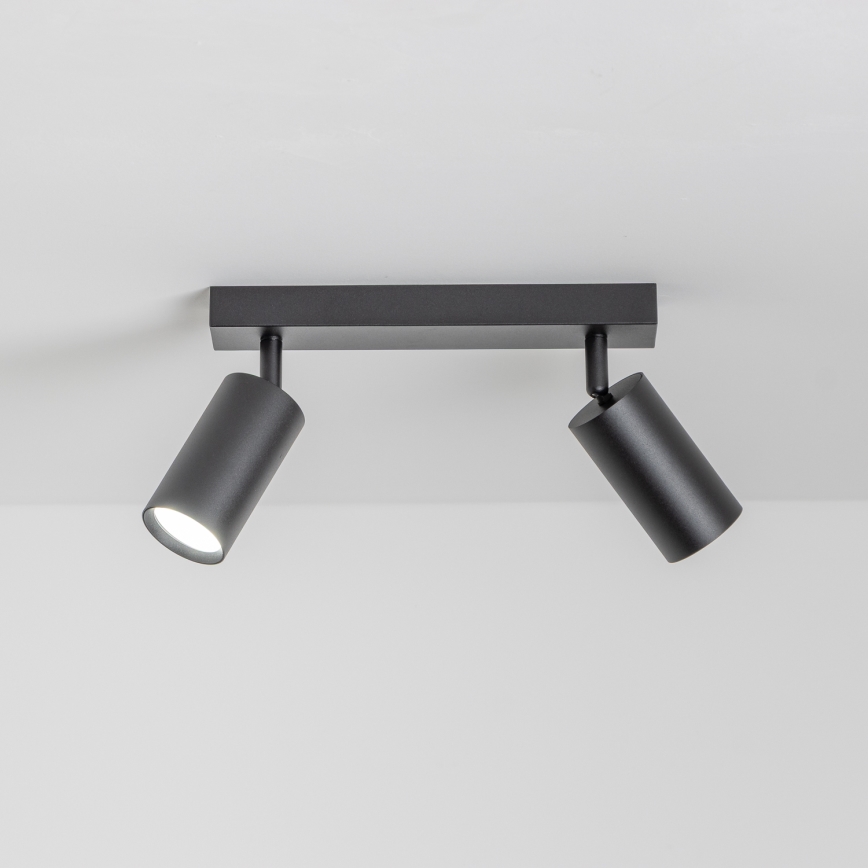 Brilagi - Foco empotrable LED regulable SELE 2xGU10/6,5W/230V 2700-6500K negro