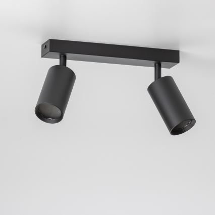 Brilagi - Foco empotrable LED regulable SELE 2xGU10/6,5W/230V 2700-6500K negro