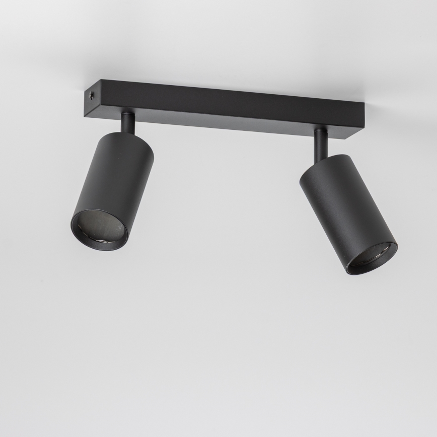 Brilagi - Foco empotrable LED regulable SELE 2xGU10/6,5W/230V 2700-6500K negro